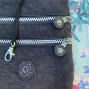 Kipling Black Nylon Mini crossbody bag